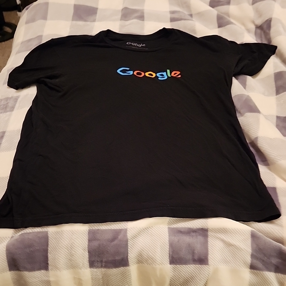 Black Google T Shirt, XL